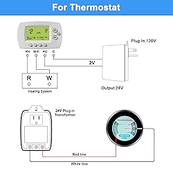 Hotop 1 Pack 24 Volt Transformer, 40 VA AC