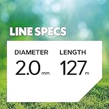 Oregon 2.0mm Yellow Trimmer Line 127m Round Nylon Strimmer Wire 69-358-Y view 2