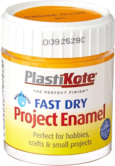 PlastiKote 440011 Fast Dry Enamel Sunshine Yellow 59 ml