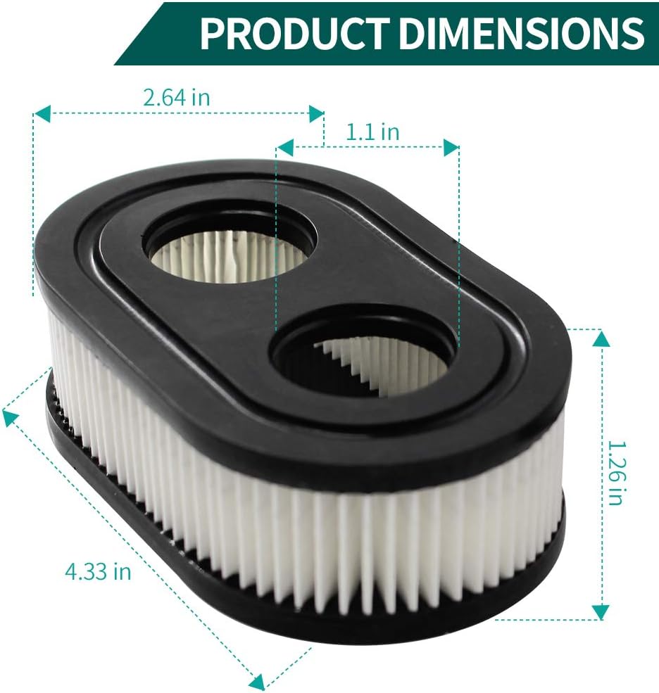 Air Filter 593260 798452 for 500EX 550E 550EX 575EX 625EX 675EXI 725EXI Series Engine 4247 5432 5432K 09P702 Lawn Mower: Automotive