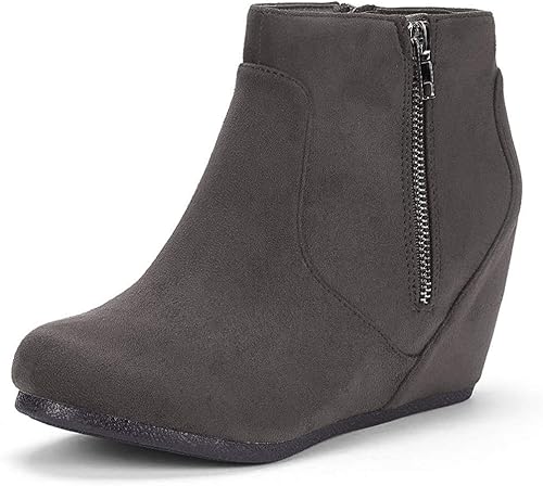 low wedge boots uk