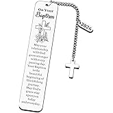 Baptism Gifts for Boys Girl 2026 Baptism Gifts for Women Men Baptism Bookmark Christian Gifts for Teens Girl Confirmation Gifts for Teen Girls Boys Bible Accessories First Communion Birthday Easter