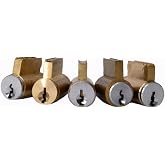 HiChallenge Practice Lock Assortment Set of 5 Commercial KIK Style Cylinders