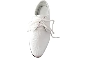 Children Kids 𝐎xford Shoes Girl’s Boy’s Leather Dress Shoes Student School 𝐔niform Lace-Up Shoes Loafer 𝐅lats