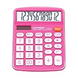 CATIGA 12 Digit Desktop Calculator with Large LCD