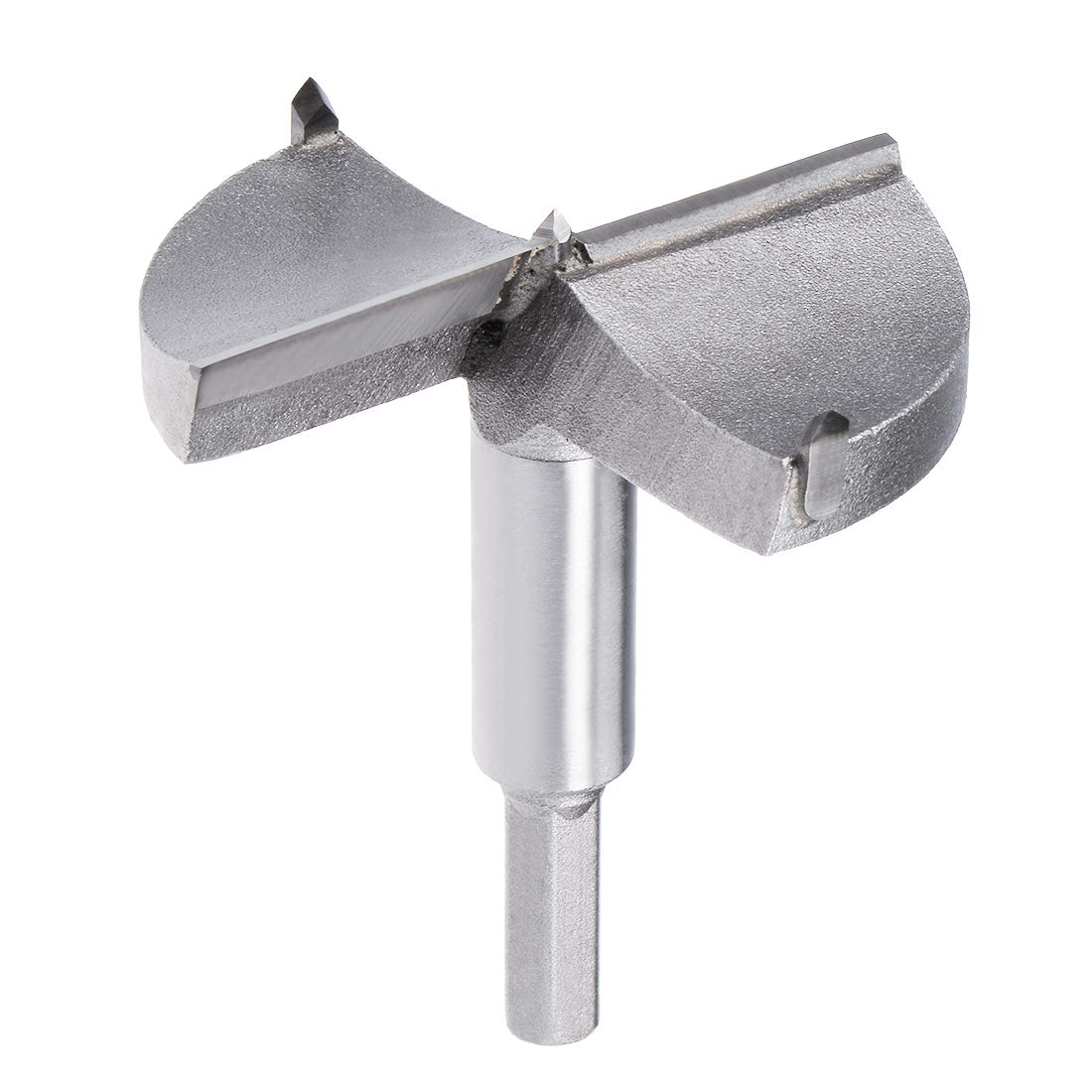 Sourcingmap Forstner Drill Bits 85mm, Tungsten Carbide Wood Hole Saw Auger Opener, Woodworking Hinge Hole Drilling Boring Bit Cutter (Gray)