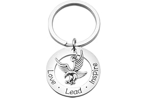 WSNANG Scout Leader Love Lead Inspire Keychain Eagle Court of Honor Gift Ceremony Scoutmaster Gift
