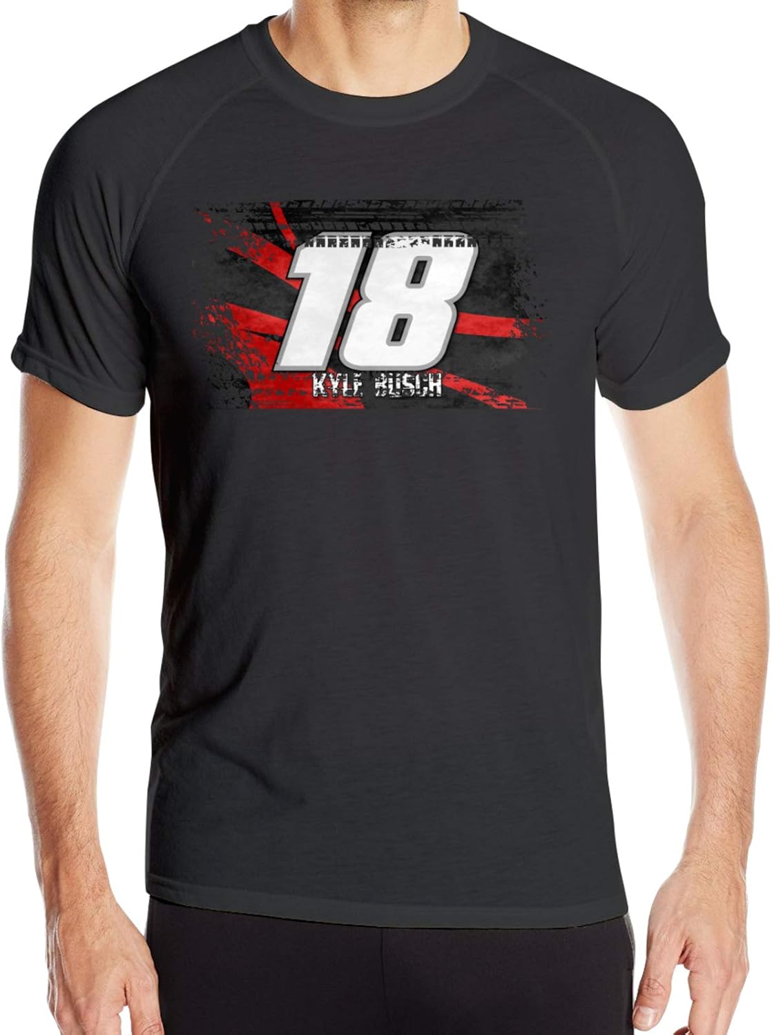 Nascar Kyle Busch Mens TShirt, Casual Short Sleeves Tee