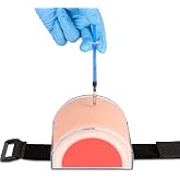 Injection Practice Pad, Wearable 3-Layer IM and SQ Trainer | Subcutaneous Tissue for Nurse and Medical Student Training, Clinical Skills, Silicone Surface