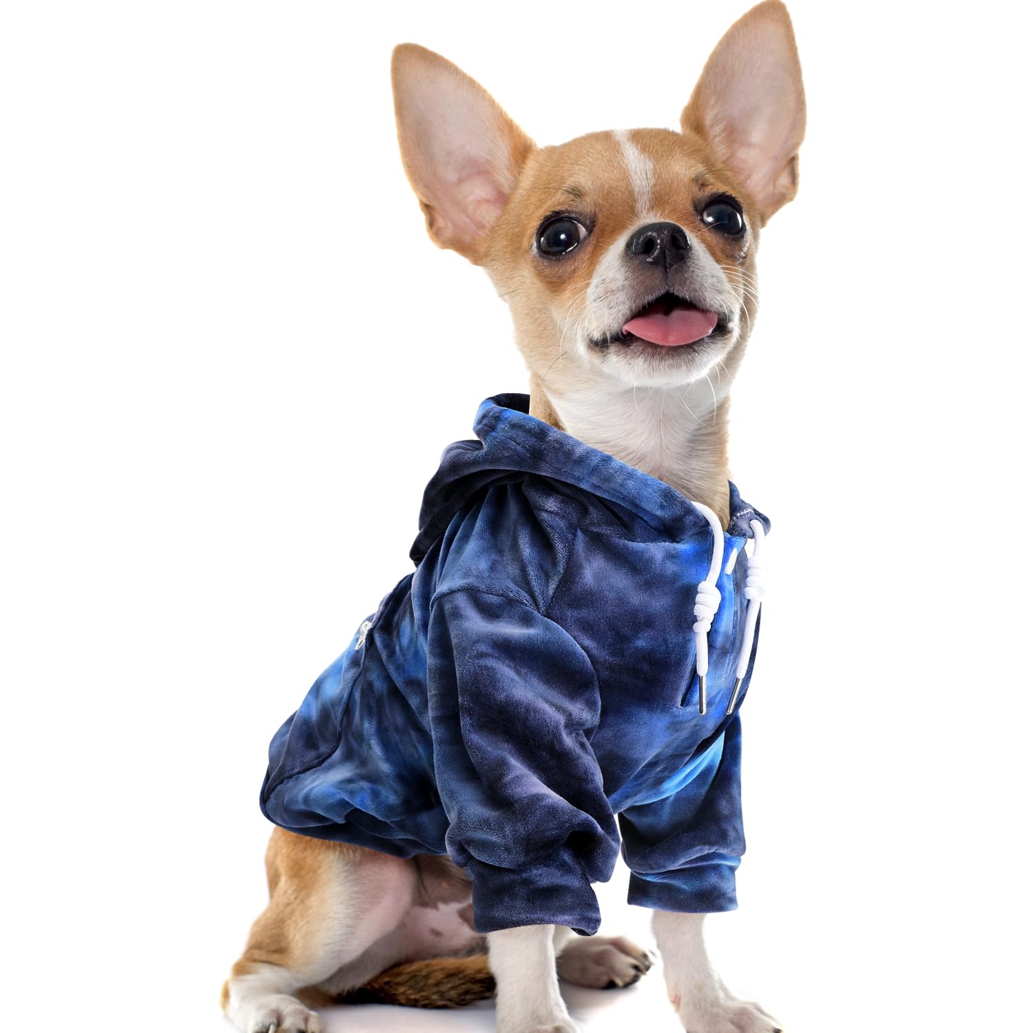 SlowTon Dog Hoodie Jumper, Warm Dog Sweater Cloth for Pets with Pocket, Premium Quality Superior Comfort and Colorful, Calming Fleece Interior Sweatshirt for Small Medium Large Dogs