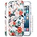 iPhone 6S Case for Girls, Cute 6S Case, Dimaka Floral Pattern Double Layer Protective Case with Fancy Glossy Surface for iPhone 6 and 6S 4.7