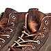 FootMatters Leather Boot & Shoe Laces - 36 Inch - Dark Brown - 4 to 5 Eyelets