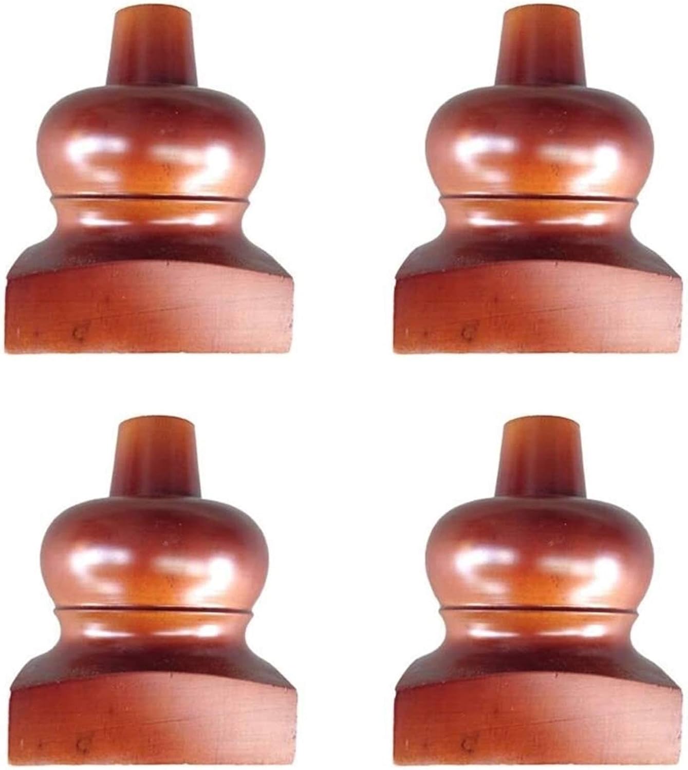 A Solid Wood Sofa Legs With Casters, Gourd Feet, Round Feet Foot Wooden