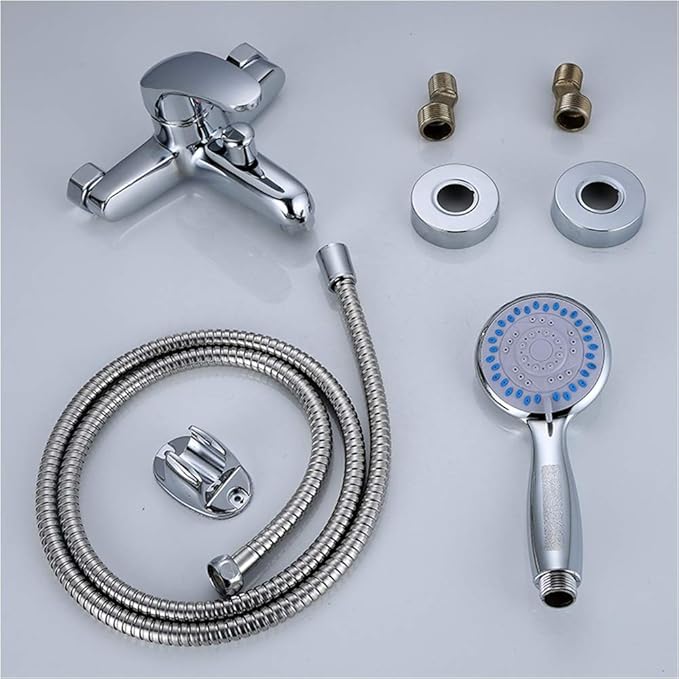 Las manijas del lavabo del baño grifo del fregadero, del doble del