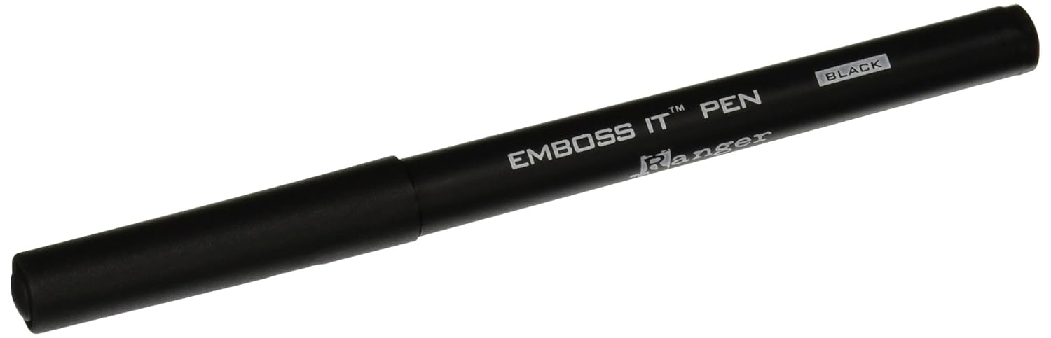 Inkssentials Embossing Pens, 2-Pack, Black And Clear