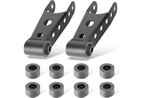 WEILEITE 2-3 Inch Suspension Rear Drop Lowering Shackles Kit Fit For Chevy Silverado GMC Sierra 1500 1999-2019 C1500 C2500 K1500 K2500 Yukon Tahoe Ford Ranger F150 1988-1998 Replaces 6400 410520