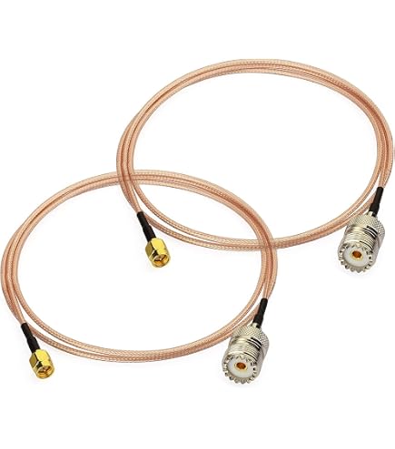 Handheld To SO-239 Cable SMA Female To UHF PL-259 Connector 20 INCHES