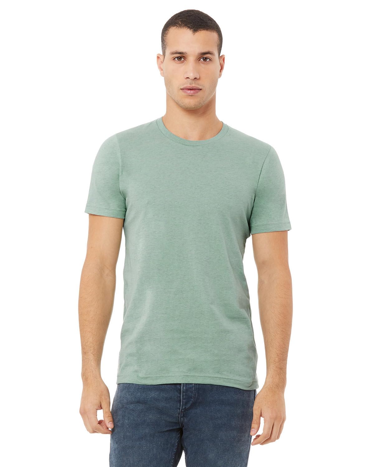 BELLA+CANVAS Unisex Heather CVC Short Sleeve Tee