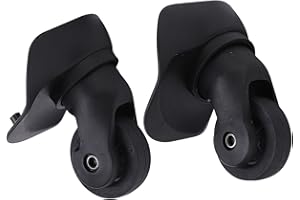 1 Pair A23 Luggage Replacement Wheel Durable Silent Swivel Suitcase Luggage Caster Wheels Repair Spare Parts