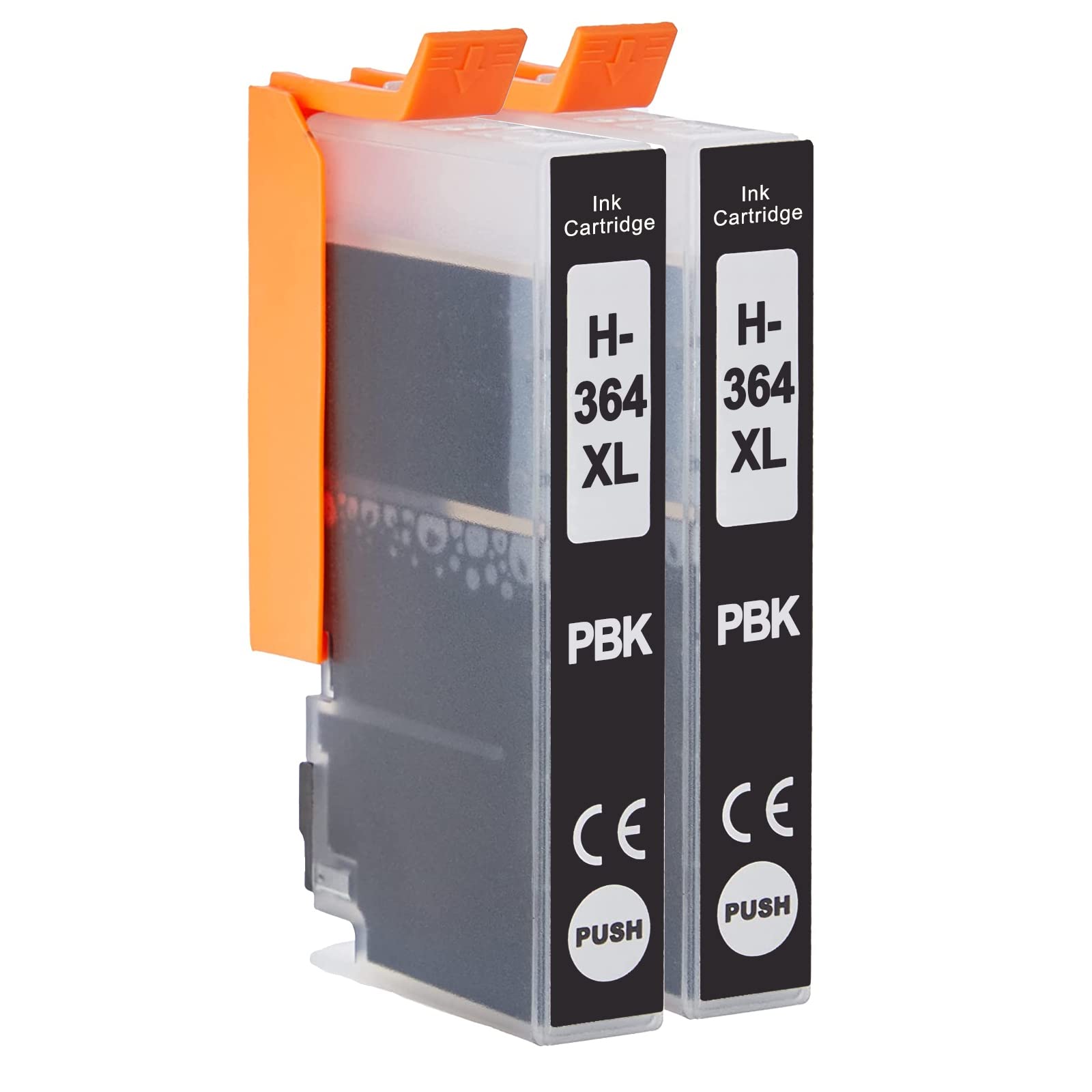 Go Inks 2 Compatible Photo Black HP 364 XL (HP364PBk) Printer Ink Cartridges Compatible/non-OEM for HP Photosmart Printers