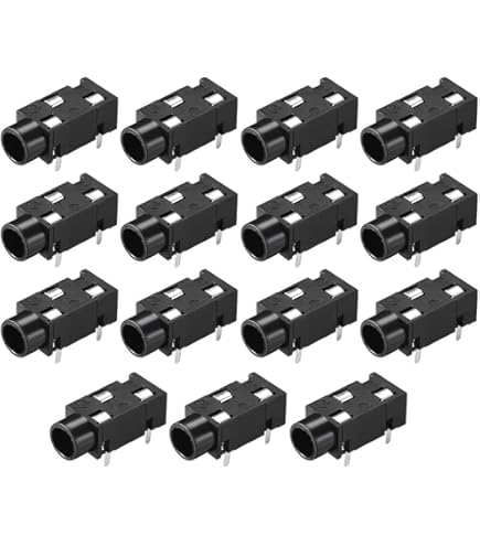 Pack De 5 Conectores Hembra DIN De 5 Pines Para Montaje En Chasis, Con Acabado De Níquel, Para Equipos AV Y TV