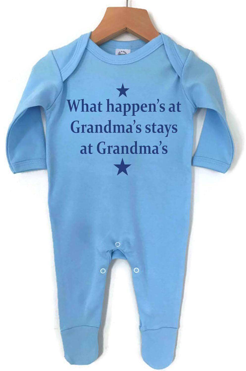 blue terry towelling sleepsuits