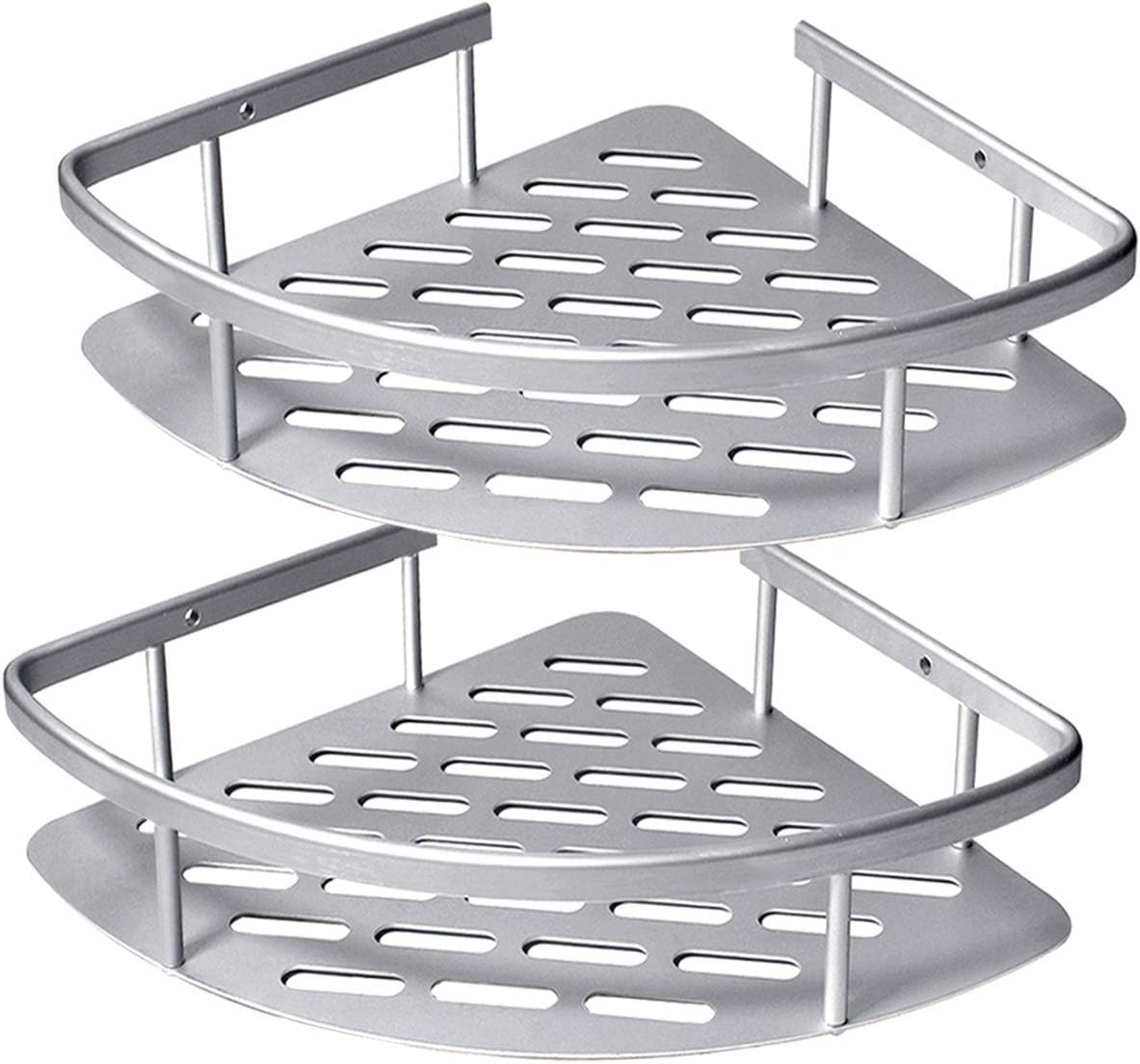 Bathroom Shelves Corner Shower Caddies Organiser Pack of 2 Easy No