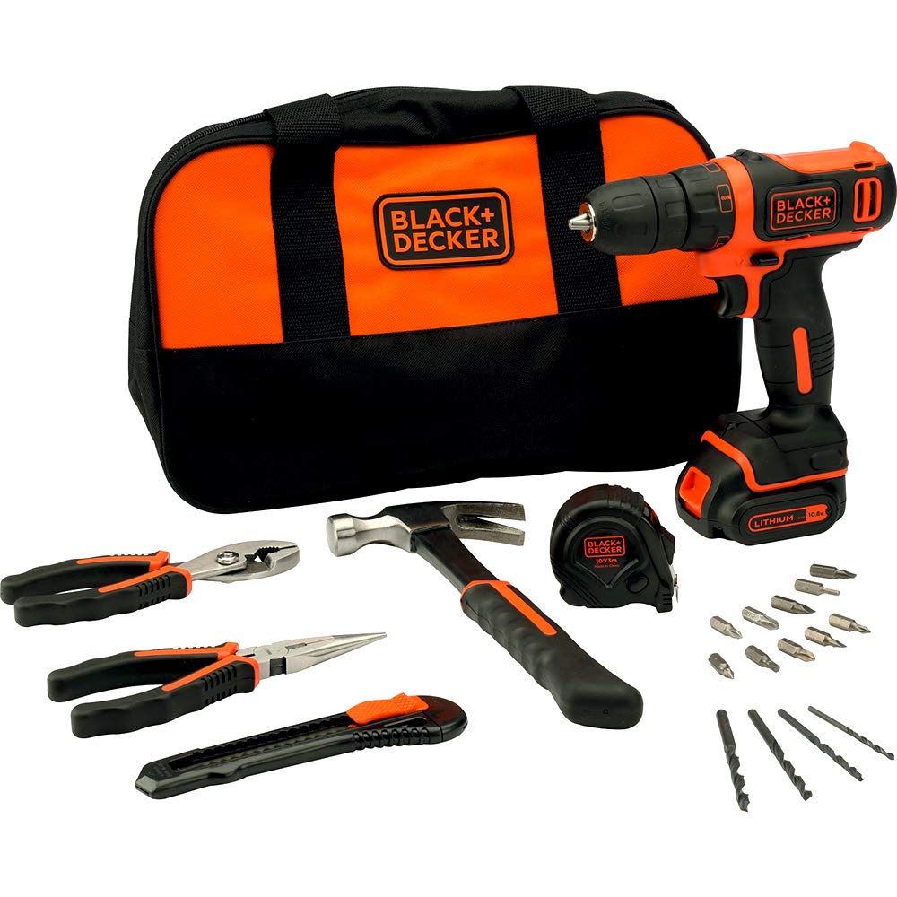 Black + Decker bdcdd12htsa-qw Drill with 20 Tools 10.8V