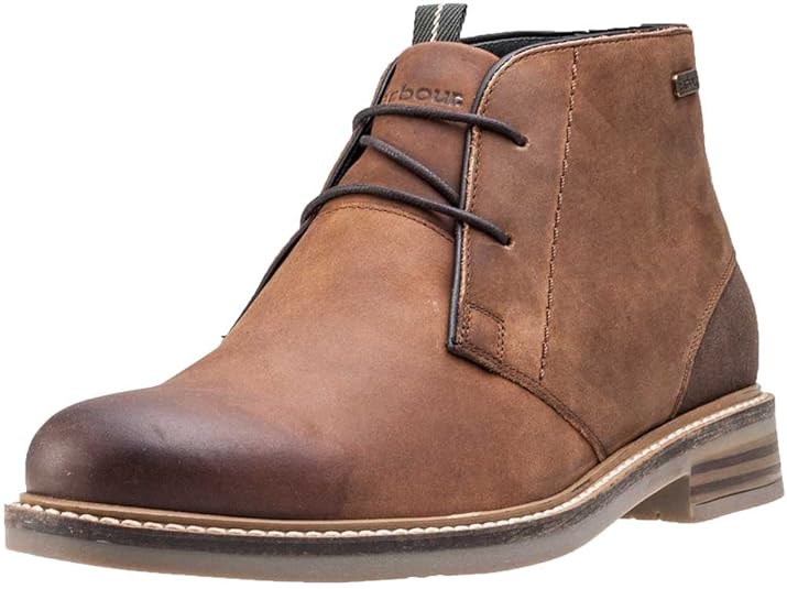 Mens Barbour Redhead Office Shoes Chukka Leather Smart