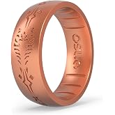 Enso Rings Silicone Wedding Ring - Etched Star Wars Designs - Comfortable Contour Fit - Made in USA - Ideal for Active Use