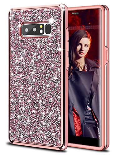 Samsung galaxy note 8 case, honeyake bling diamond sparkly handma…