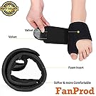 FanProd Bunion Corrector and Bunion Splint Big Toe Straightener Hammertoe Hallux Valgus Foot Pain Relief , With Adjustable Velcro- UNISEX (1-Pair)