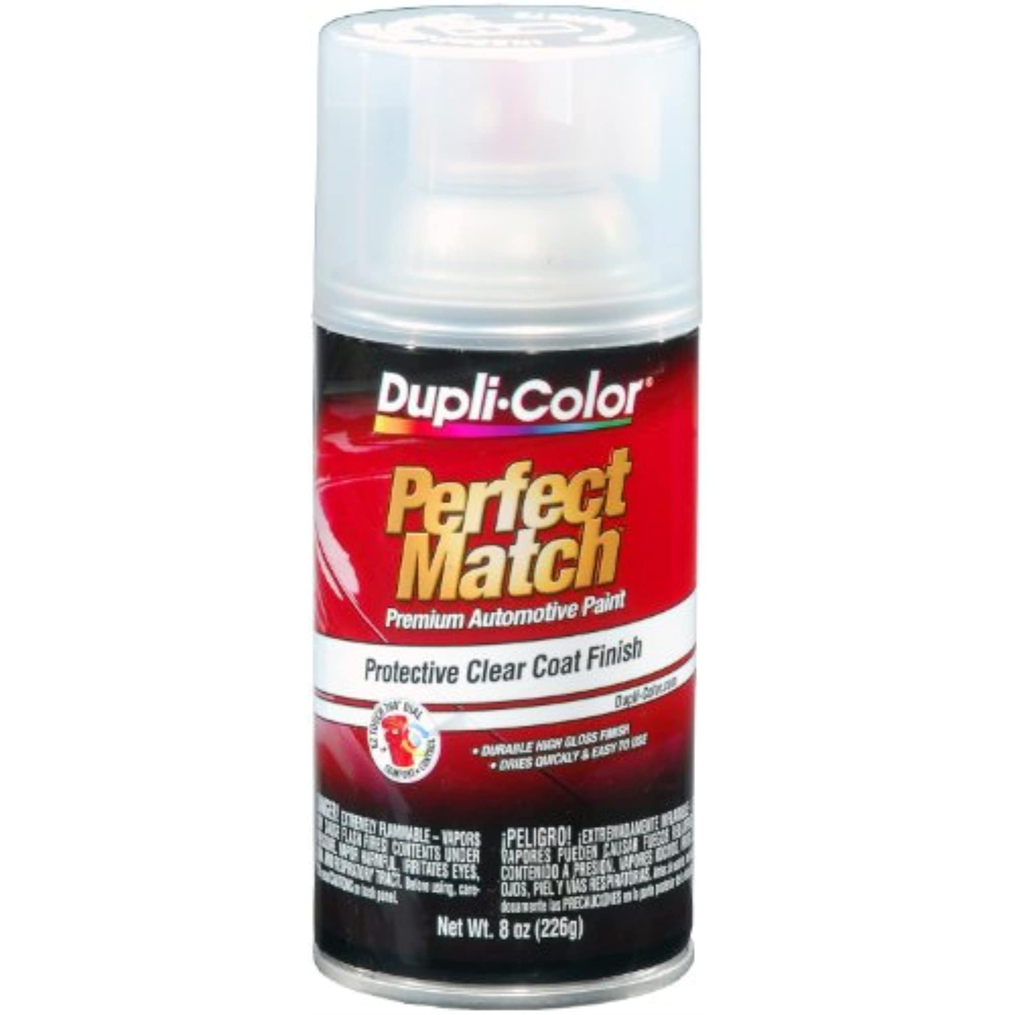 Dupli-Color EBCL01257 Clear Perfect Match Automotive Top Coat - 8 oz. Aerosol
