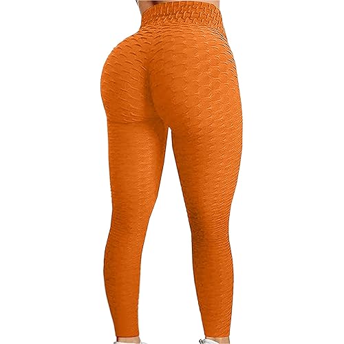 Womens High Waist Yoga Pants Tummy Control Workout Running Yoga Leggings