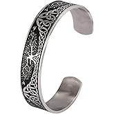 HAQUIL Viking Jewelry Viking Cuff Bracelet for Men and Women