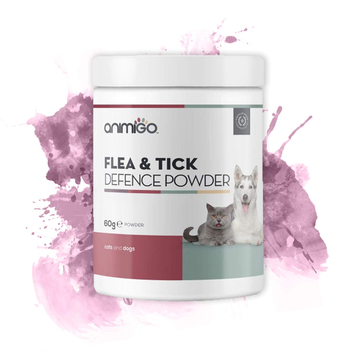 Animigo Flea & Tick Defence Powder Natural Flea & Tick Repellent for