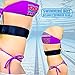 Swimming Belt - for Stationary Resistance Training/Endless Pool (with Drag Parachute and Elastic Tether) - Adult, Kid, Pro, Amateur Use