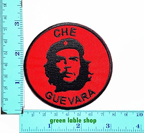 2 Pieces Che Guevara Army Military Band Patch Logo Sew Iron on Embroidered Appliques Badge Sign Costume Send Free Registr