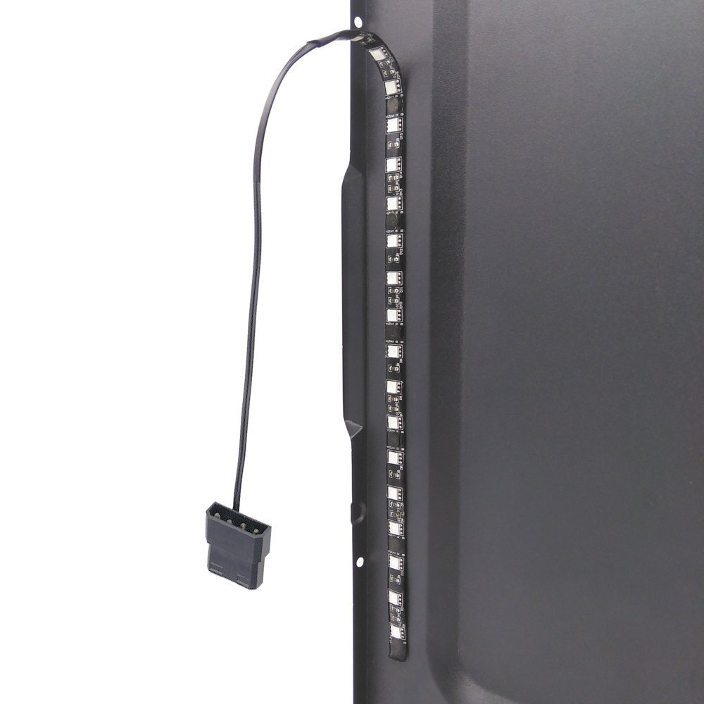 DS UV Purple PC LED Light Strip 390nm Blacklight with Magnetic Design for PC Case, Computer Lighting Kit for Mid Tower and Full Tower use (4Pack, S Series)