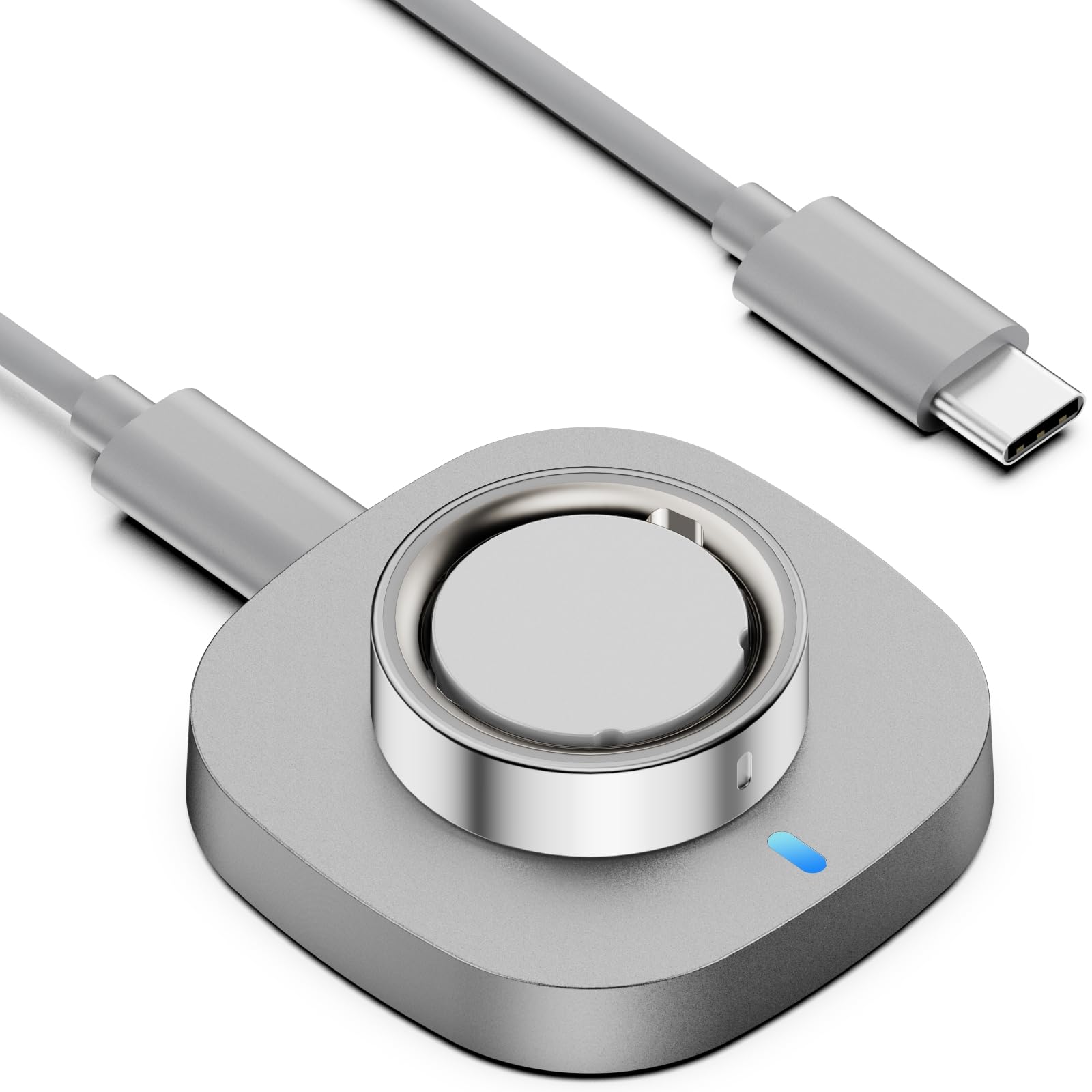 Hexasider Charger Compatible with Aura-Ring Gen 4, Charging Dock with USB-C Cable for Aura-Ring 4, Size 14