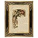 Dreamery Studio Alice in Wonderland Art Print on Upcycled Antique Book Page, Talking to Cheshire Cat, 8X10.5 Color