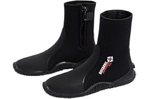 HXBER Neoprene Dive Boots Surf Booties Diving Boots for Sailing Snorkeling Boating