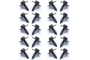Hex Head Screws Set 20 Pieces for Splash Guard Retainers Underbody Shields for For MERCEDES For Benz Made from Resistant Meta