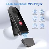 AGPTEK 64GB USB MP3 Player with Bluetooth 5.3 Clip Type-C USB-A 2 in 1 view 3