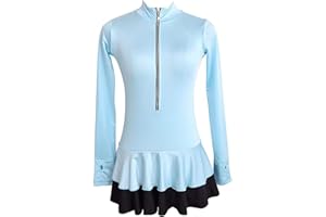 LIUHUO Figure Skating Jacket Pants Girls Teens for Girls Black Tops Coats for Women