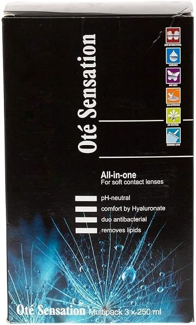Oté Sensation All-in-One Soft Lens Solution 3 x 250ml Multipack