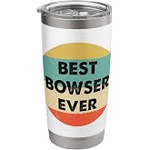 Bowser Name Stainless Steel Insulated Tumbler