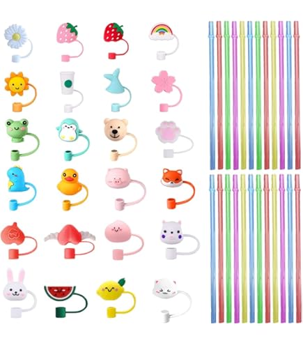 Amaxiu Lot De 6 Bouchons De Pailles Réutilisables... | Bobalob