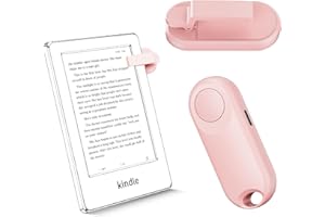 SYCELU RF Remote Control Page Turner for Kindle Paperwhite Accessories Ipad Reading Kobo Surface Comics/Novels iPhone Tablets Android Taking Photos Camera Video Recording Remote Triggers(Pink)