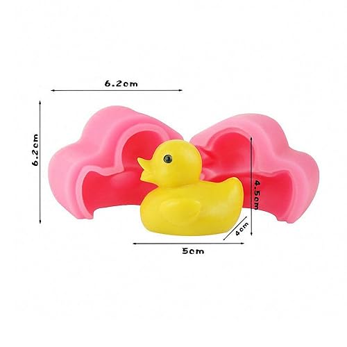 MoldFun 3D Small Size Rubber Duck Silicone Mold for Handmade Soap